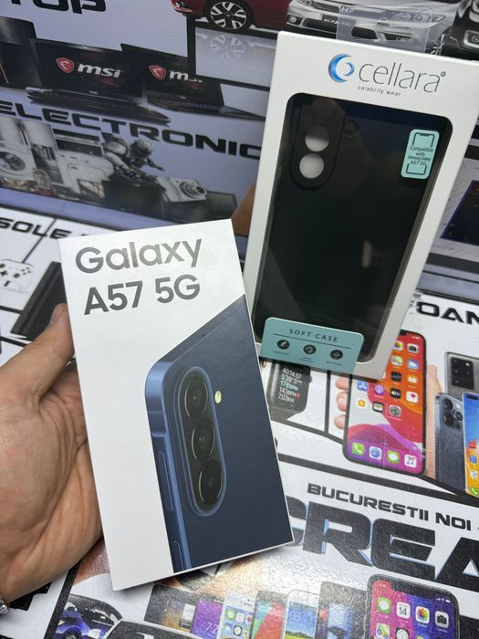 Samsung A57 5G Sigilat+Husa / CreativAmanet