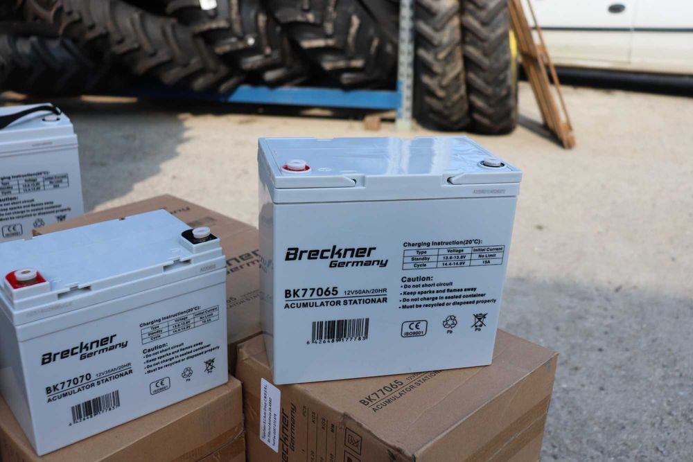 Baterie Breckner Germany 12v50AH cu gel pentru Panouri Solare