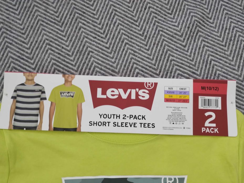 Levis сет 2бр. тениски за момче 10/12г