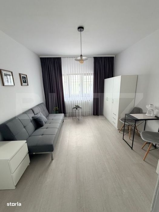 Garsoniera renovata, 22 mp, zona Burdujeni Gara