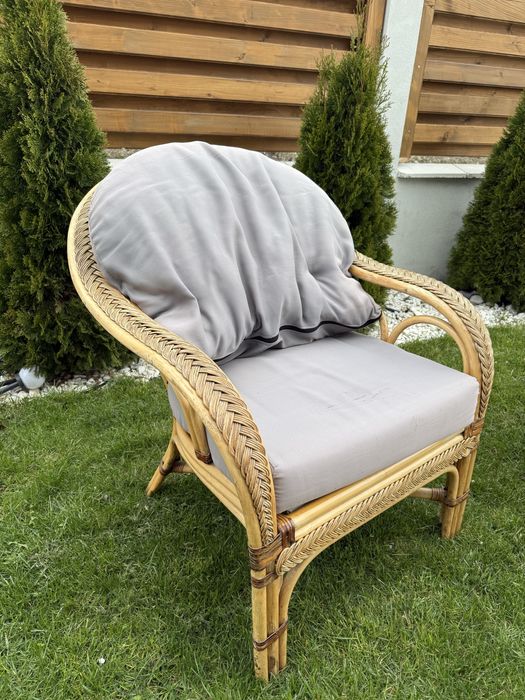 Set mobilier de grădină din ratan