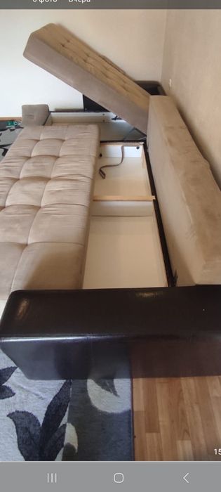 Продам угловой диван.торг.