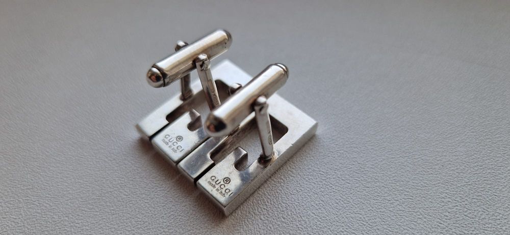 Gucci cufflinks  argint