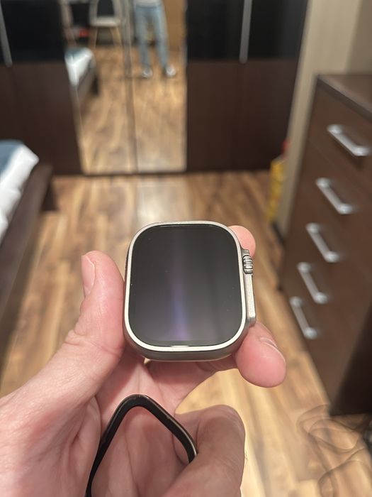 Apple watch ultra 49mm Titanium Green Alpine Loop S