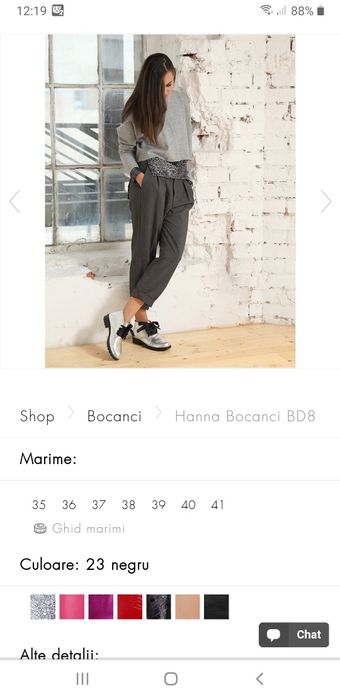Bocanci Smiling Shoes noi in cutie 38