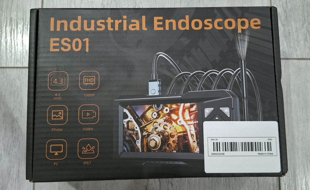 Ендоскоп камера LEIPAN ES01 – инспекционна камера с дисплей