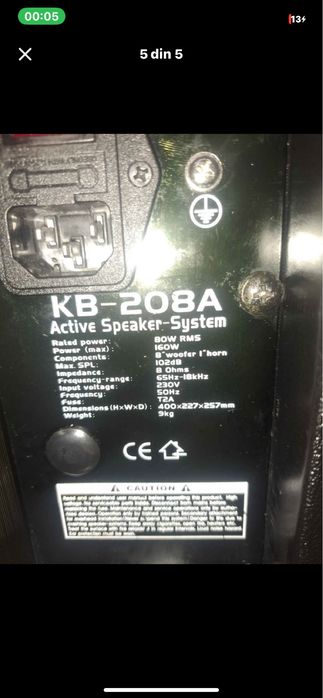 Boxa activa  perfecta