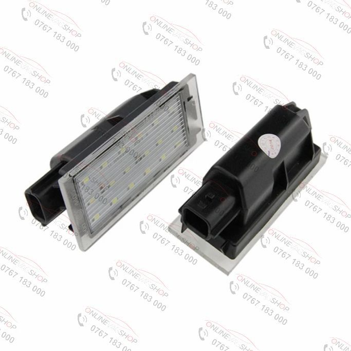 Set lampi LED numar Renault Clio, Duster, Laguna, Master II, Twingo II