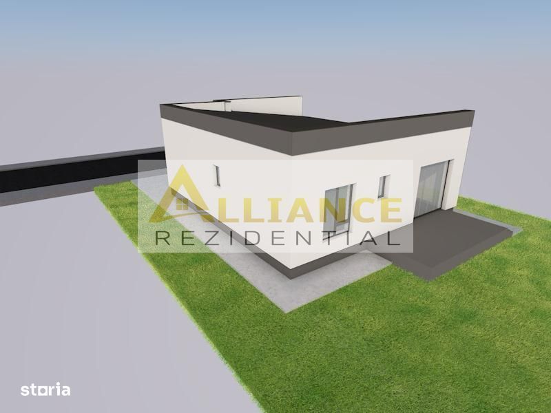 Casa individuala parter ~ 4 camere 2 bai ~ teren 469mp
