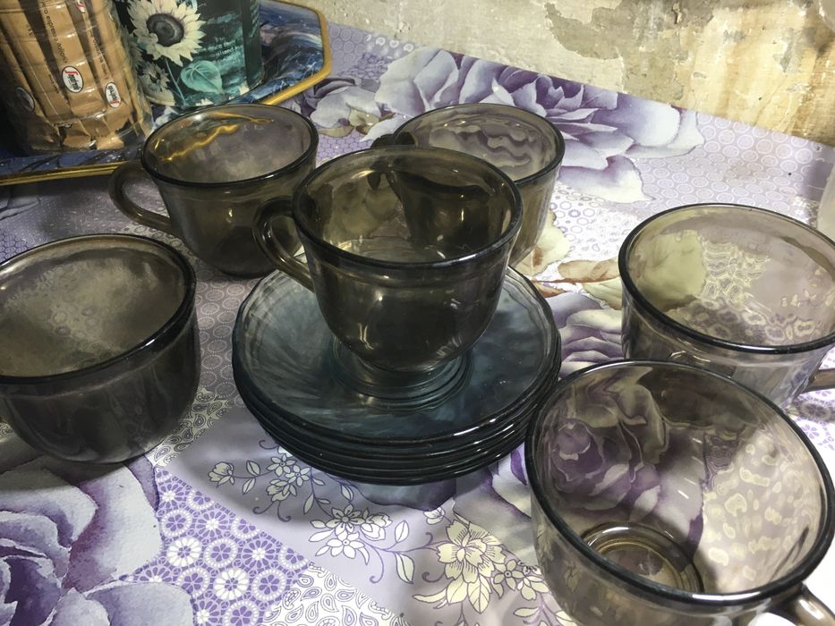 Set cesti fumurii,  cafea