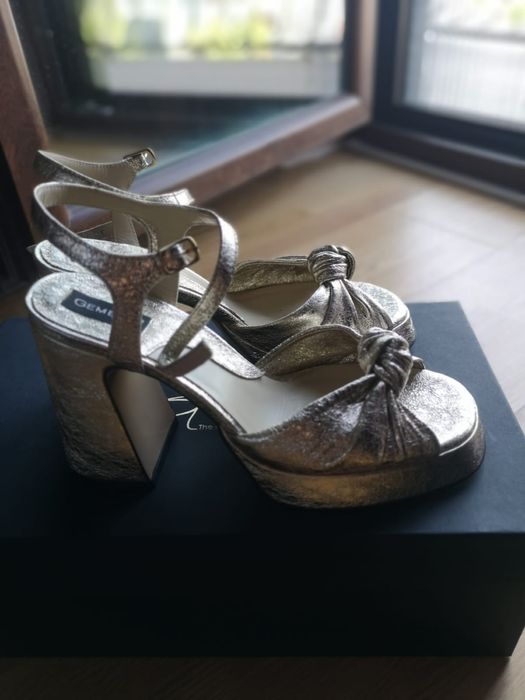 Sandale de ocazie din piele, Gemelli, 37