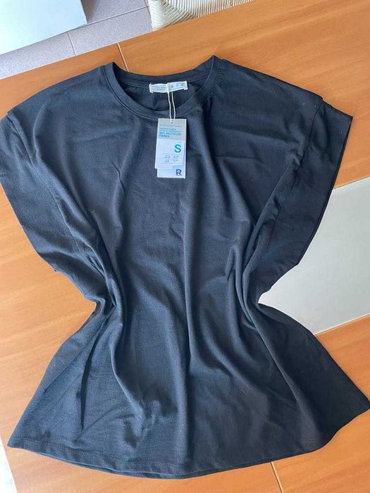 Дамска блуза с дълбок японски ръкав