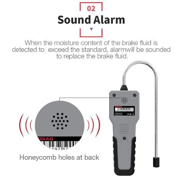 Тестер за спирачна течност - дигитален bf200