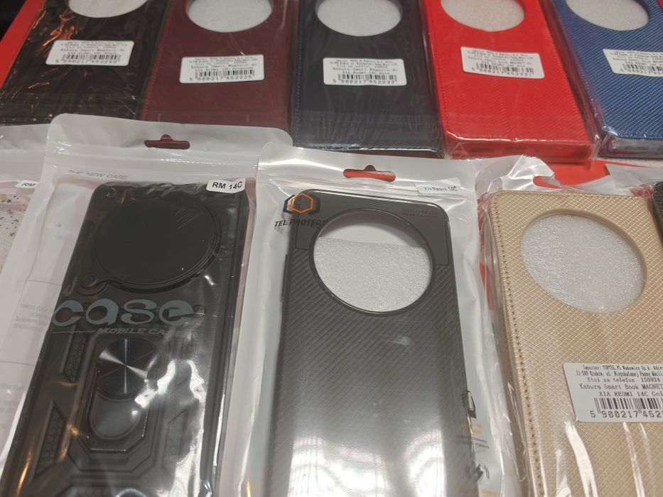 Xiaomi Redmi 14C калъфи тип тефтер и силиконови гърбове