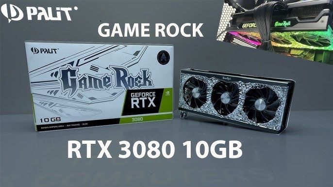 Rtx 3080 palit Game Rock cristal 10gb