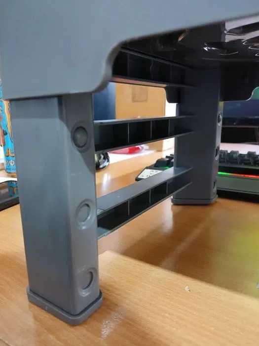 Bol ajustabil pentru caini, antistropire, cu 2 compartimente, Gri