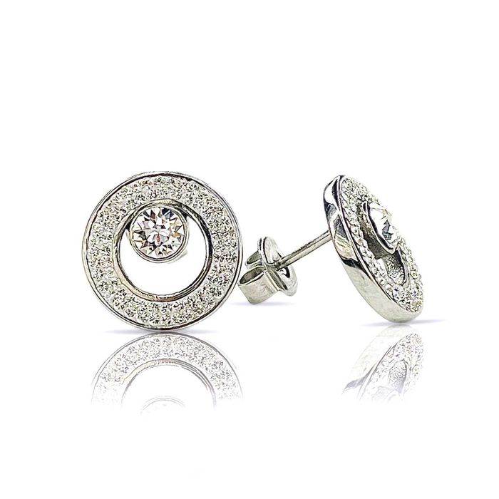 Дамски Обеци с Кристали Сваровски/Swarovski