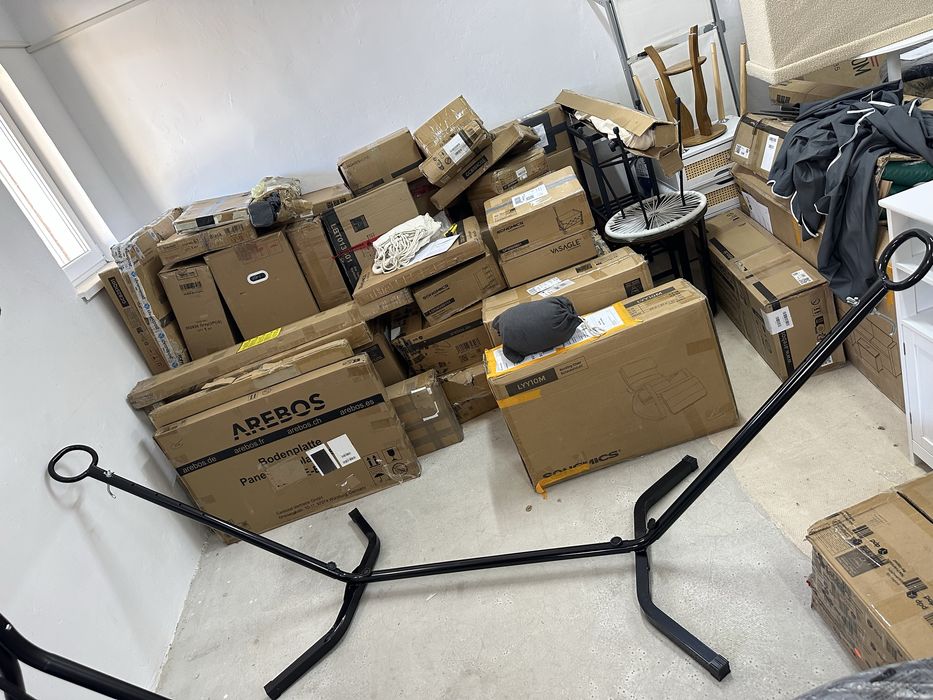 Хамак с метална рамка 240кг SONGMICS