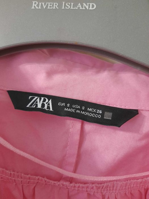 Розова сладурска рокля Zara