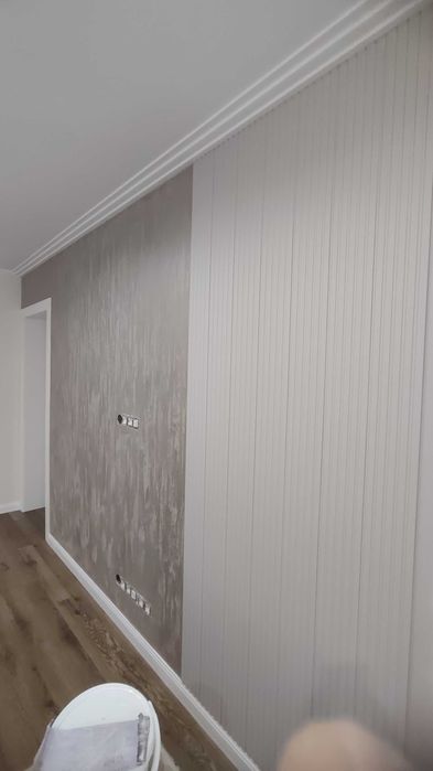 Поклейка обоев быстро и без стыков