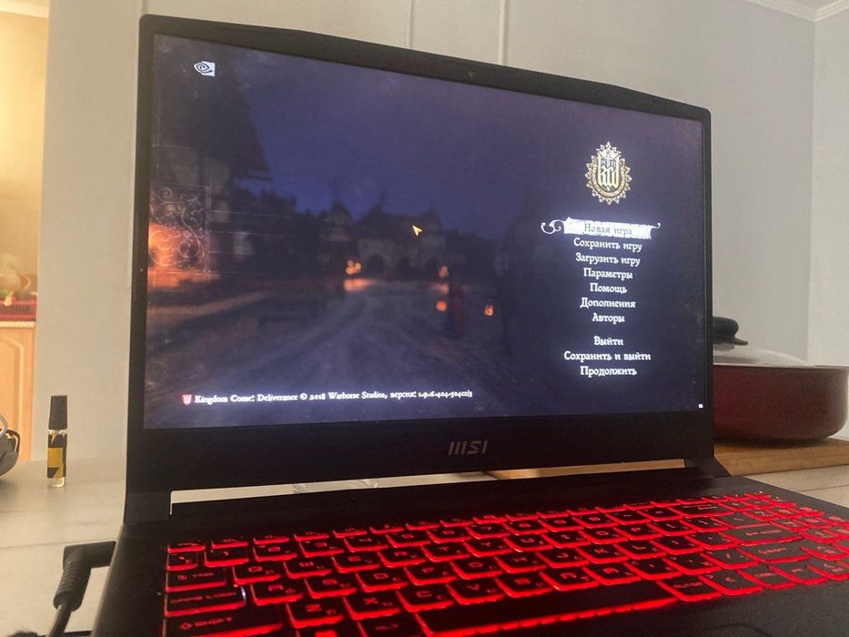 Ноутбук MSI katana gf66