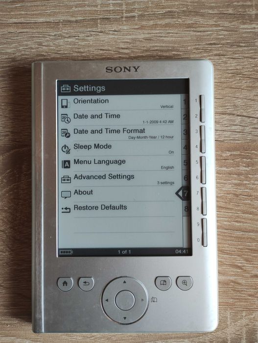 Sony PRS-300 малка електронна книга 5"