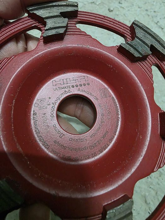 3x HILTI Disc diamntat 125 SPX slefuit beton FREZAT BETON
