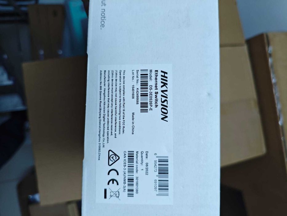 РоЕ-коммутатор Hikvision DS-3E0526P-E