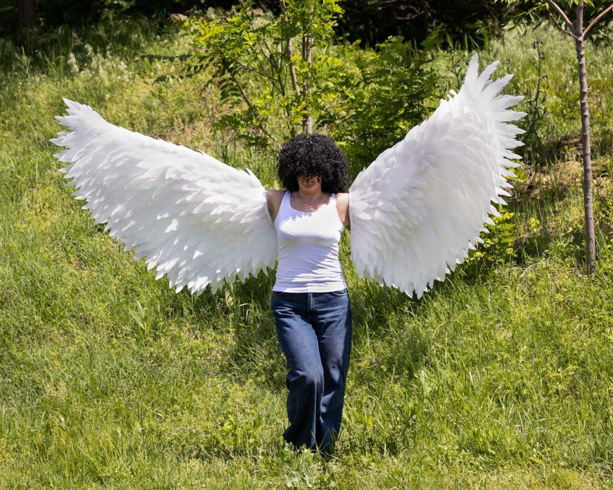 Ангелски крила за танци,декорация,фотосесия,парти