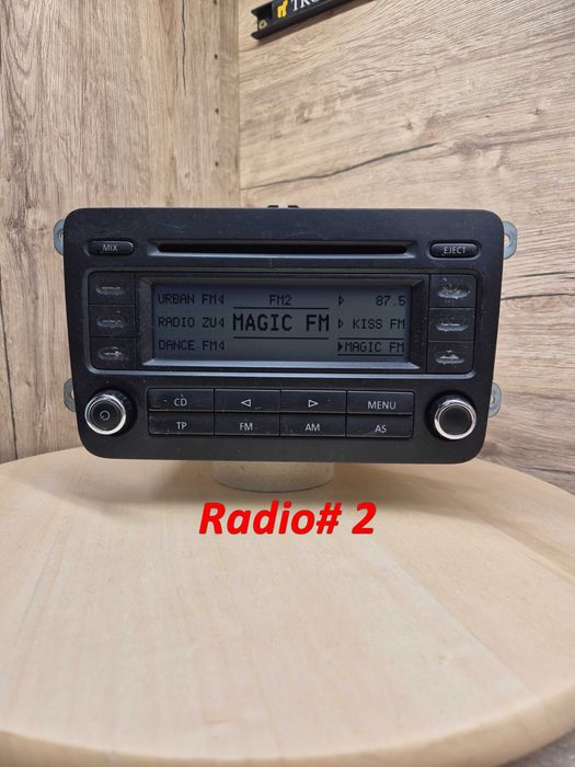VW radio casetofon cd player RCD300 passat transporter jetta polo eos tiguan bvx caddy golf touran volkswagen