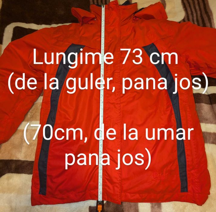 Geaca de iarna, dubla, cu interior detasabil