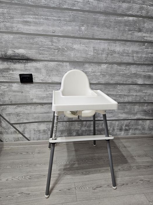 Стульчик для кормления ikea с подножкой и подушкой