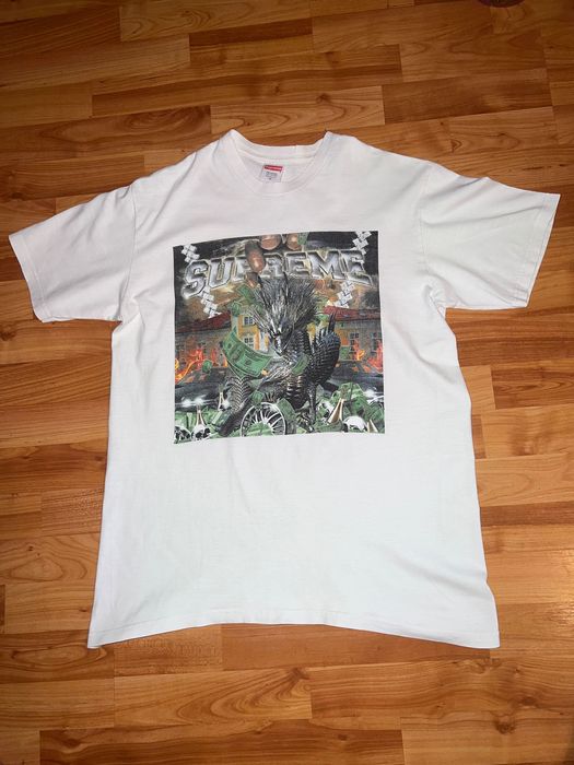Tricou  Original Supreme Dragon Tee White barbati, mărimea M