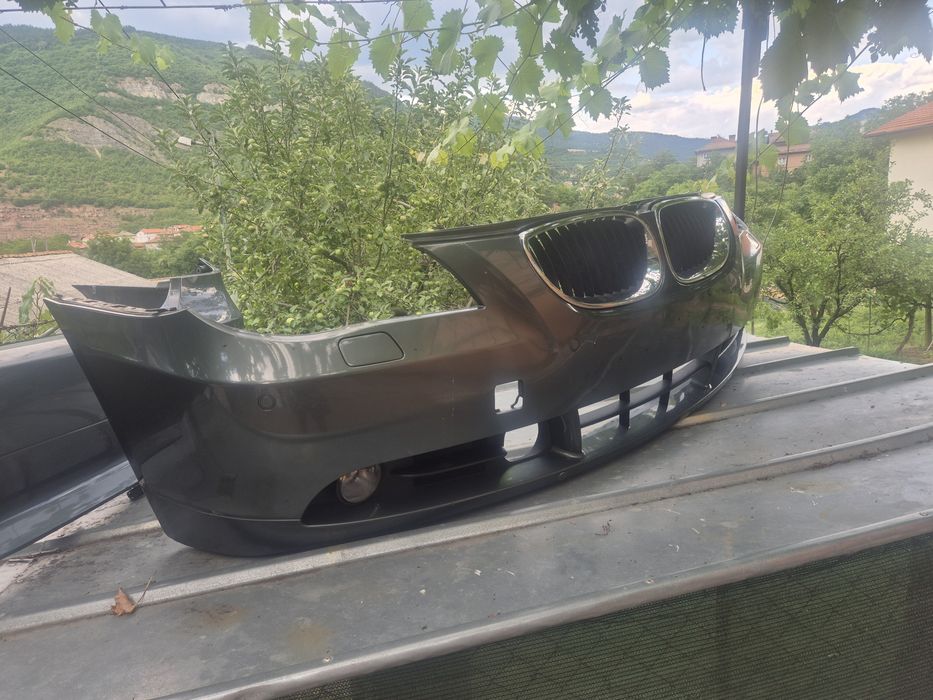 Предна и задна броня за e60 оборудвани