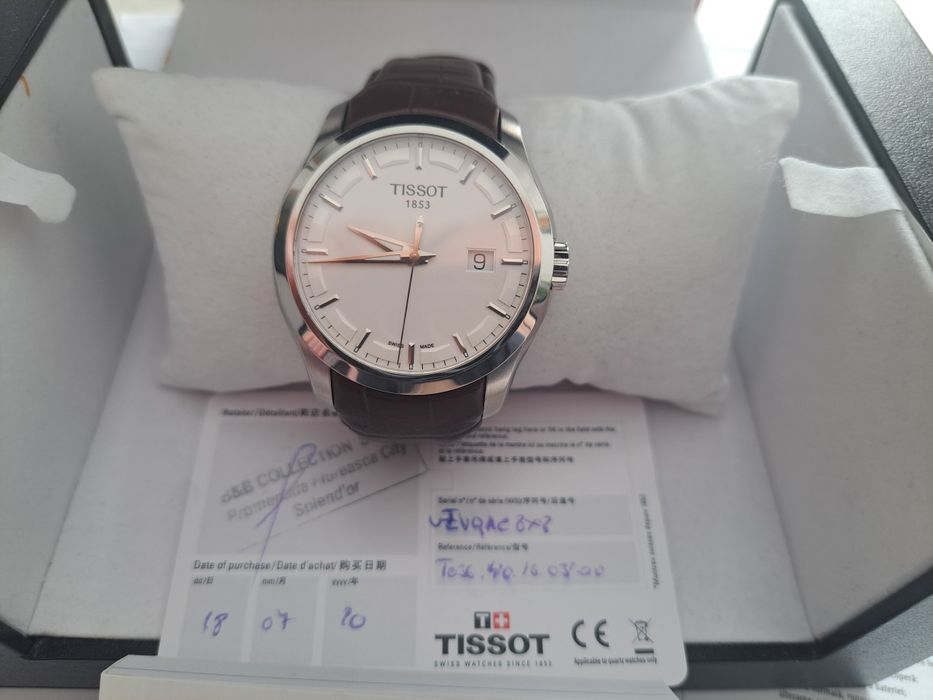 Ceas Tissot Couturier  Quartz T035.410.16.031.00  nou