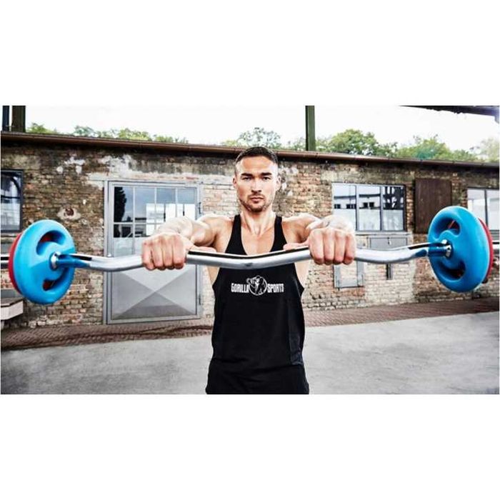 Set cu bara piept, bară Z și gantere 30/31mm