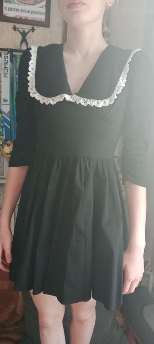 Шикарное чёрное платье