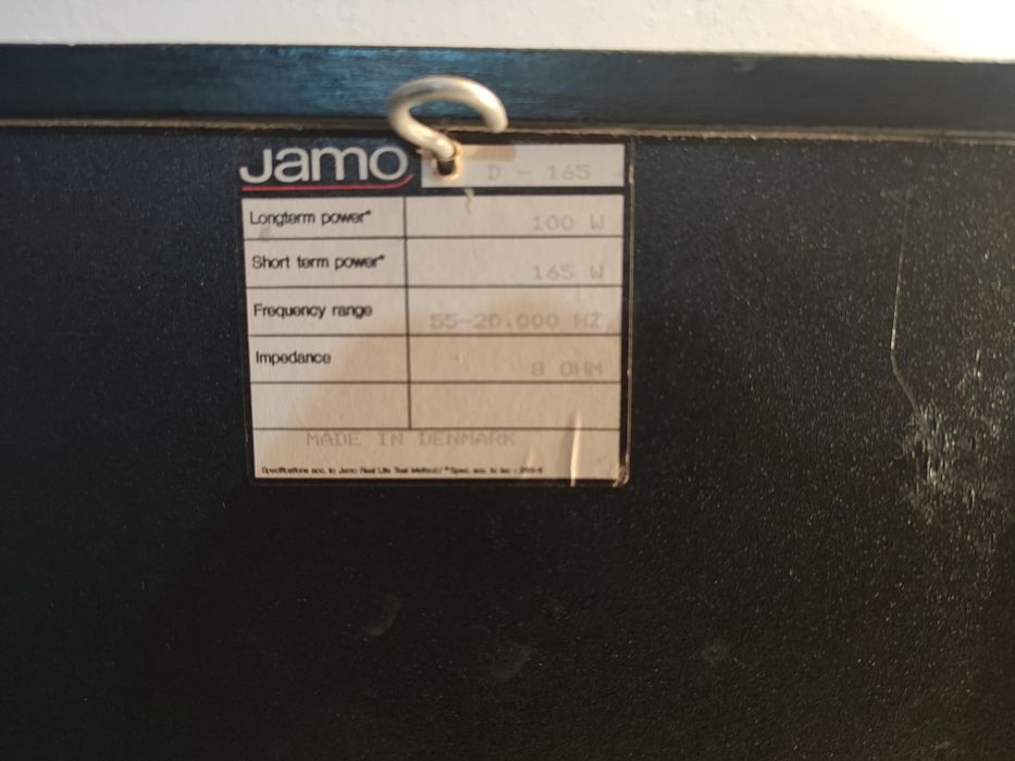 Boxe Jamo D 165 3 cai 2 x 165 Wati 8 ohmi