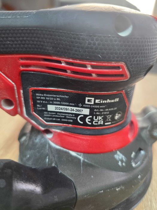 Masina de slefuit orbital Einhell TP-RS 18/32 Li BL Solo (4462020)
