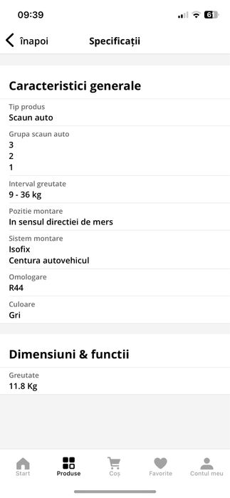 Scaun auto copii Peg Perego