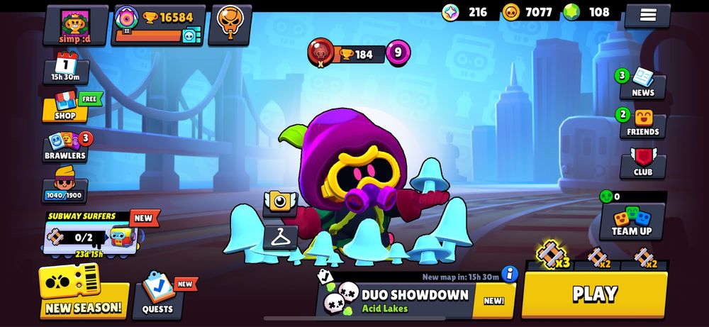 Продам аккаунт в бравл старс