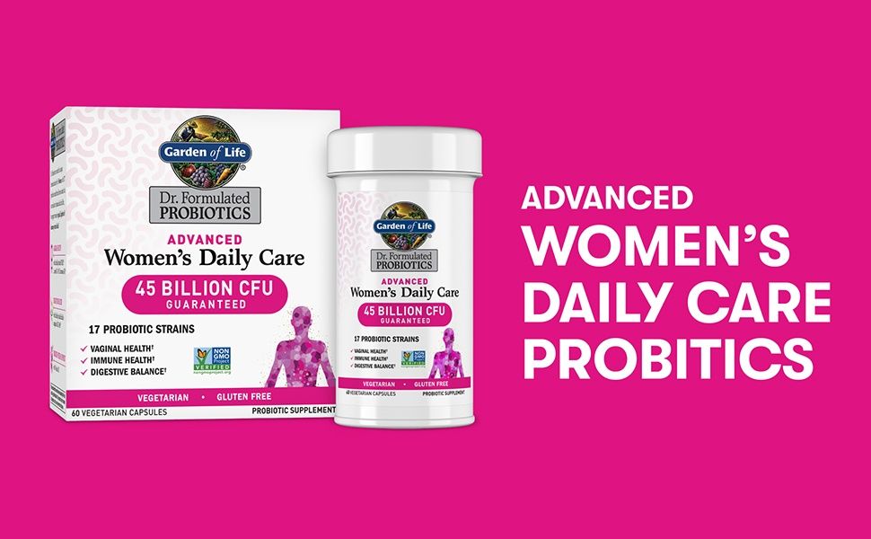 Garden of Life Advanced Women's Daily Care Probiotic 60 капсул