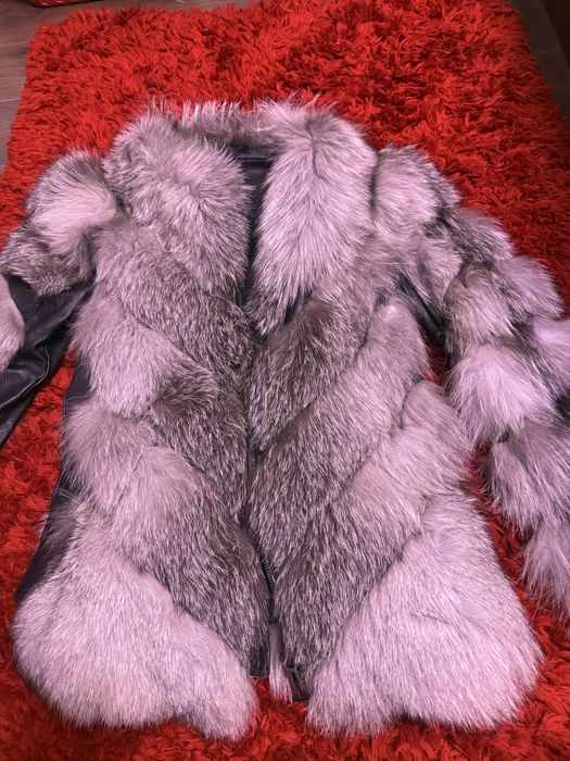 Haină blană vulpe