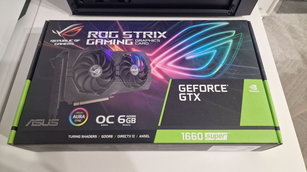 Видеокарта Asus Rog Strix 1660 Super