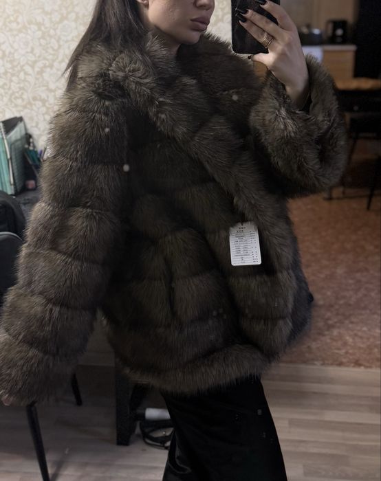 Эко шубка под соболя