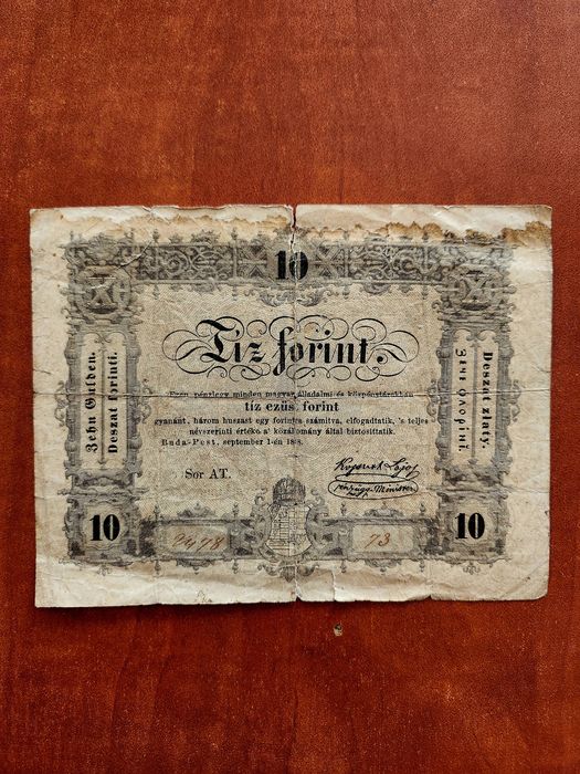 10 Forint 1848 Ungaria, rara!