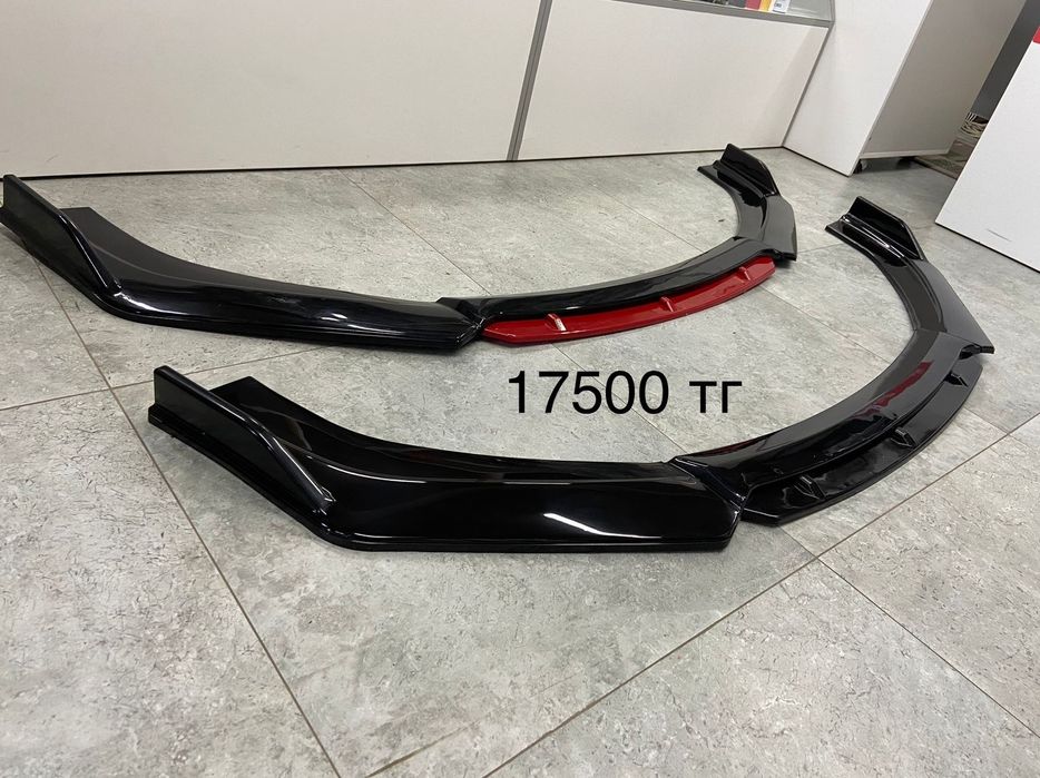 Сплиттеры на пороги и бампер