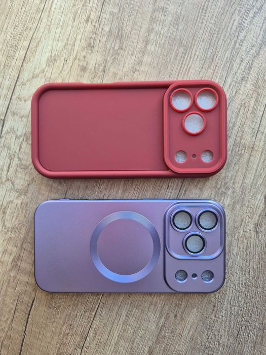 Кейсове за iPhone 17 Pro бордо и лилав