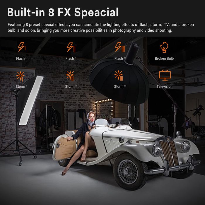 Godox SL 150 II. Проф. Диодно осветление. Фото. Видео. Godox. Софтбокс