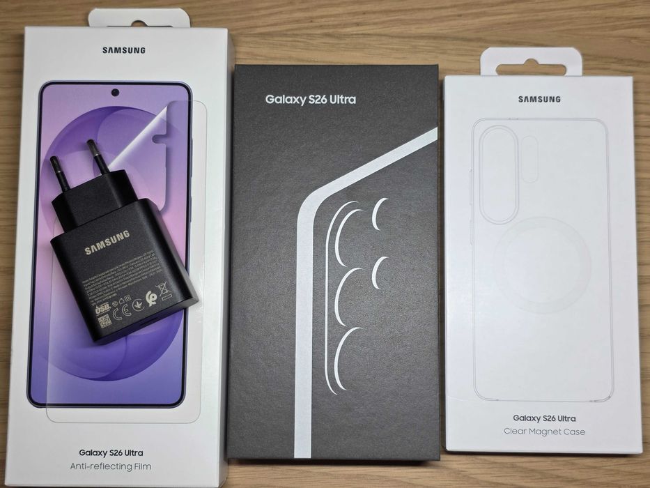 Samsung Galaxy S26 Ultra 512GB – НОВ, НЕОТВАРЯН + ГАРАНЦИЯ + АКСЕСОАРИ